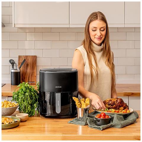 Fantastik 6500 Singolo 6,5 L Indipendente 1700 W Friggitrice a basso contenuto di grassi Nero - Foto 2