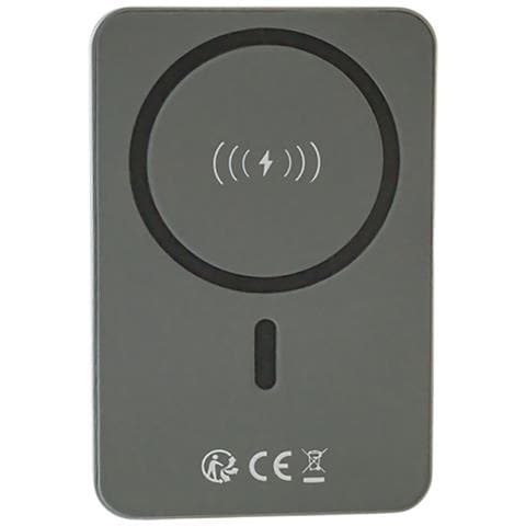 Magsafe 5000 Mah Powerbank Con Display Digitale Usb-c E Lightning, Nero - Foto 1