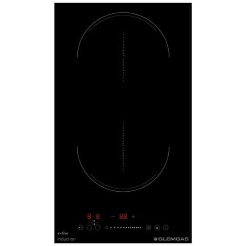 Piano Cottura A Induzione Domino Da 30 Cm Con 2 Fuochi, 3500 W, Nero - Gti321bs - Foto 1