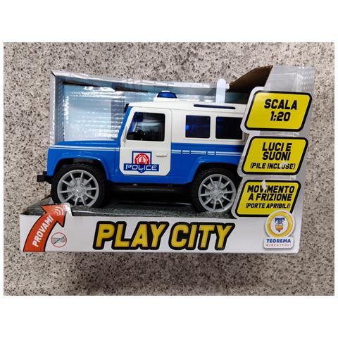 Play City - Suv Polizia A Frizione Vendita Unitaria Colore Casuale - Foto 1