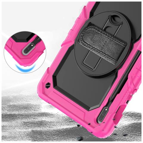 Custodia Per Samsung Galaxy S8 Ultra 14.6” Con Tracolla Rosa - Foto 4