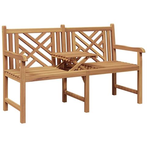 panchina Altro Marrone 150 x 60 x 90 cm Legno massello di teak - Foto 1