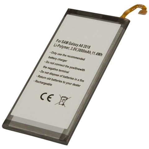 Batteria Li-polymer 3000mah Per Smartphone Compatibile Samsung Galaxy A6 2018 - Foto 1