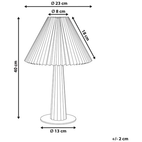 Lampada Da Tavolo Aligide Legno Naturale - Foto 7