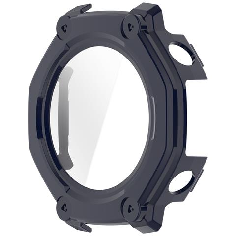 Custodia Protettiva In Pc Con Protezione Schermo In Vetro Temperato Compatibile Con Amazfit T-rex 3 Pro 48mm - Blu - Foto 1