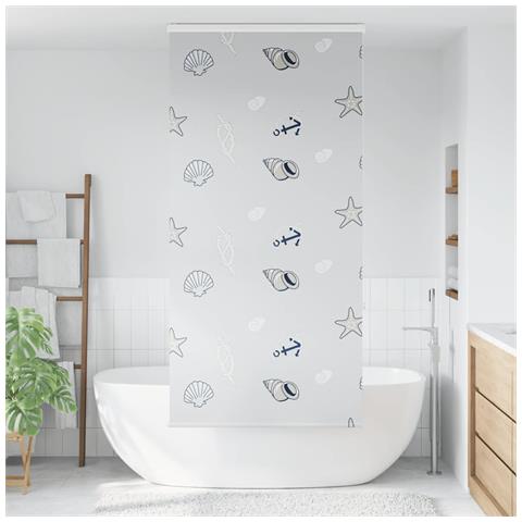 Tenda a Rullo Doccia Cassonetto 90x240 cm Larghezza Tessuto - Foto 2