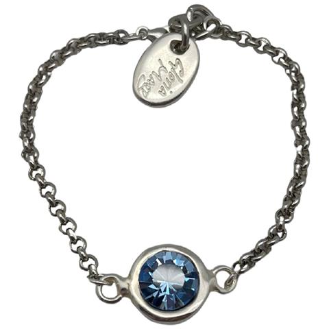 Bracciale Con Cristalli Sw E Catena Blu - Foto 1
