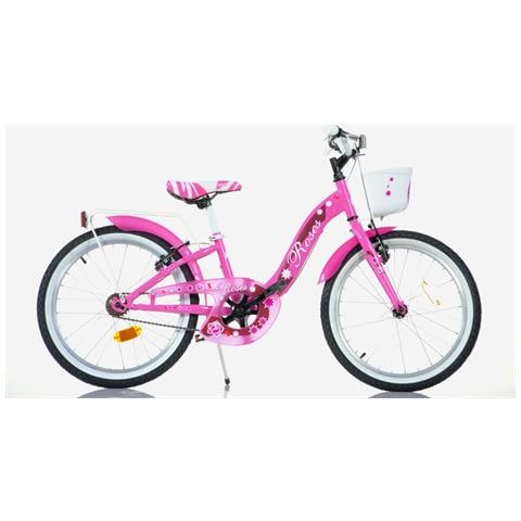 Sch Roses 20'' - Bicicletta Per Bambine (6-10 Anni), Ruote 20'', Telaio Acciaio, Con Accessori - Colore Rosa - Foto 1