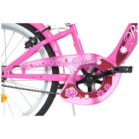 Sch Roses 20'' - Bicicletta Per Bambine (6-10 Anni), Ruote 20'', Telaio Acciaio, Con Accessori - Colore Rosa - Foto 2
