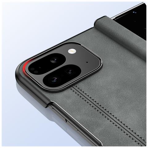 Custodia Pieghevole In Pelle Pu Pc Con Protezione Schermo Integrata Compatibile Con Google Pixel 9 Pro Fold - Foto 2