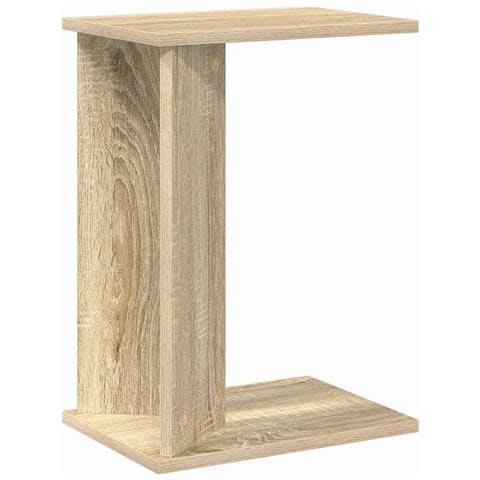 Tavolino Rovere Sonoma 35 x 25 x 50 cm Legno multistrato - Foto 1