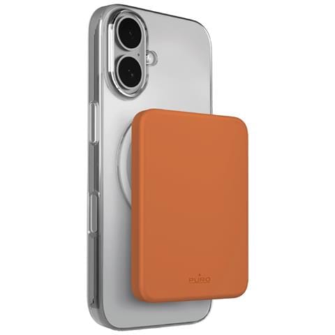 Mini Power Mag Polimeri di litio (LiPo) 4200 mAh Carica wireless Arancione - Foto 1