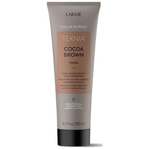 Maschera Colorante Per Ravvivare Il Colore Dei Capelli Castani Teknia Cocoa Brown 300 Ml, Pro - Foto 1