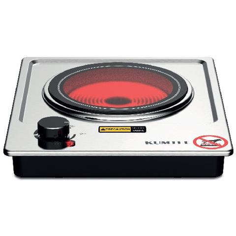 Fornello elettrico ad incasso 1 fuoco colore Inox cod: HCB-1001 - Foto 1
