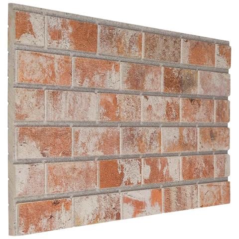 Pannelli da parete 10 pcs Arancione 100 x 50 cm Schiuma EPS - Foto 1