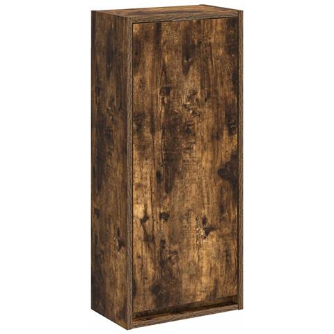 Mobile lavabo da parete Rovere Fumo 35 x 20 x 81 cm - Foto 1