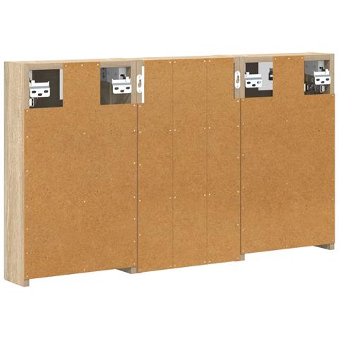 Set di Armadi da Bagno con lo scaffale 3 pcs 90 x 10,5 x 50 cm - Foto 9