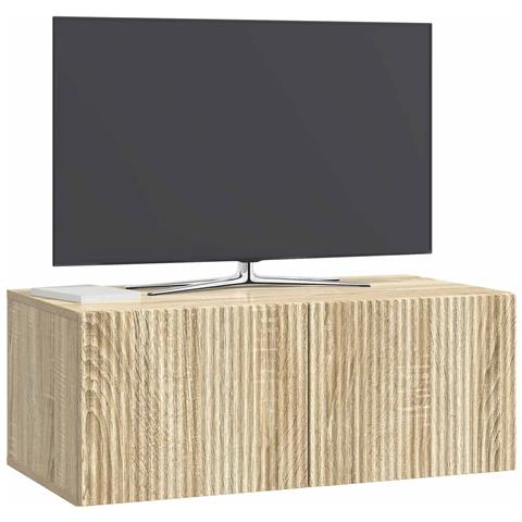 Mobile Porta TV da Muro Rovere Sonoma 78,5 x 41 x 30 cm - Foto 2