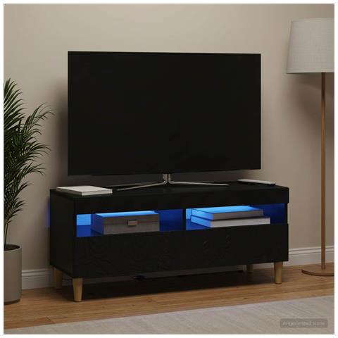 Mobile TV LED Nero Legno ingegnerizzato - Foto 2