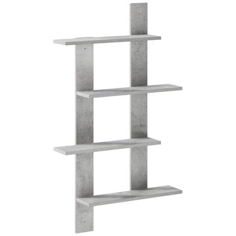Scaffale da parete Grigio Cemento 61 x 13,5 x 105 cm - Foto 1