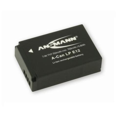 1400-0045 Batteria Ricaricabile agli Ioni di Litio LP-E12 per Fotocamere Canon - Foto 1
