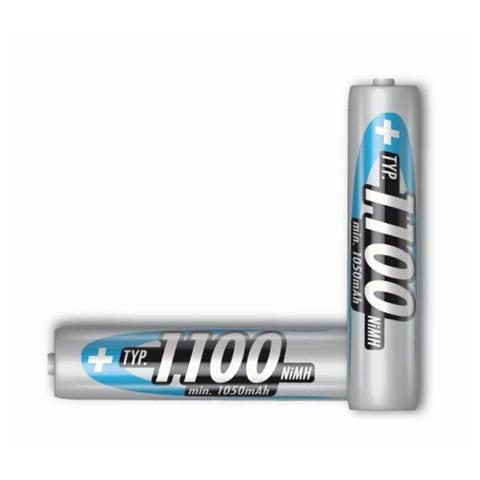 Confezione 4 Batterie Rcaricabili NIMH AAA Ministilo 1100 Mah - Foto 2