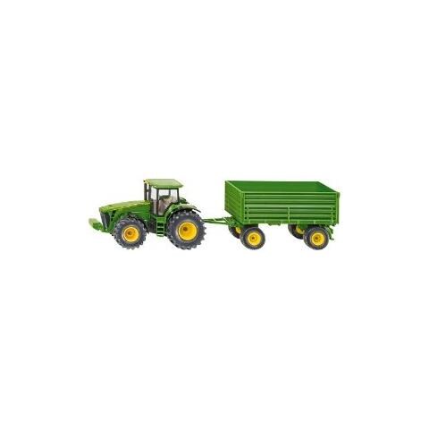 rattore John Deere in metallo + Rimorchio - Modellino in scala 1:50 - Foto 2