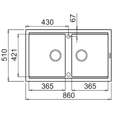 LAV. BEST 450 86x51 2V BIANCO ANTICO 62 BIANCO ANT - Foto 2