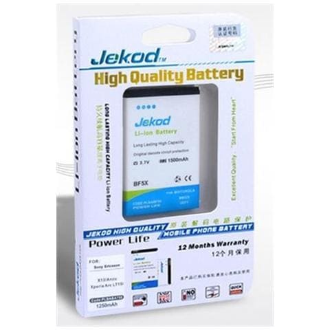 Batteria Jekod Compatibile Sony Ericsson Ba750 Xperia Arc X12 1250mah - Foto 1