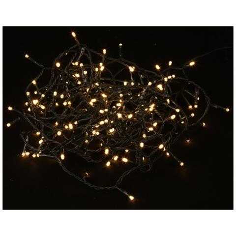 Catena 300 Luci Led Natale Colore Bianco Decorazione Per Esterno E Interno Con Trasformatore - Foto 2
