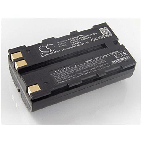 Vhbw Batteria Compatibile Per Trotec 3110003810 - Per Videocamera (1400mAh, 7.4V, Li-Ion