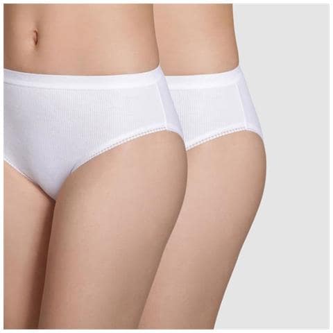 Mutandine Midi Dim Puro Cotone X2 Bianco - Foto 1