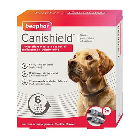 Canishield Collare Antiparassitario: 2 Collari Cani Taglia Grande - Foto 1