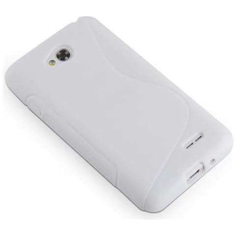 Custodia Compatibile Con Lg L70 In Magnesio Bianco - Coperchio Protettivo In Silicone Tpu Flessibile - Foto 5