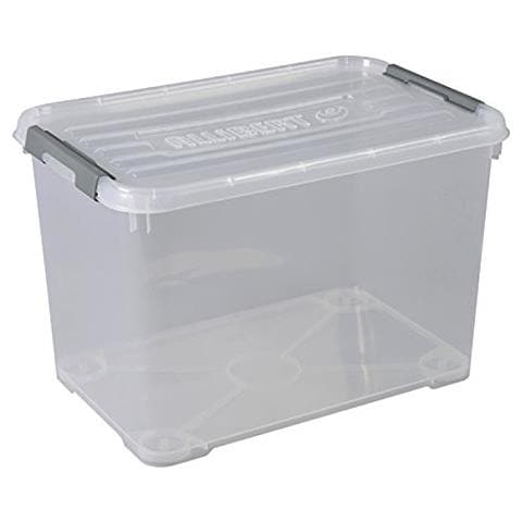 Scatola Contenitore Inoltre, Con Coperchio, Capacità 65 Litri, Colore: Trarente / Argento - Foto 1
