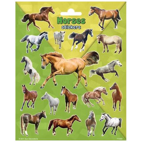 Speel Goed 1110069 - papeterie E Adesivi Stickers Paarden Groot, Multicolore - Foto 1