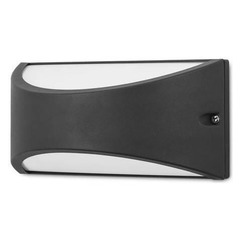 Applique Da Esterno A Led A Filo Su E Giù Urban Grey 945lm 3000k Ip54 - Foto 1