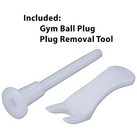 Pompa A Mano Doppia Azione Con Tappo Plug E Rimozione Plug Strumento Per La Ginnastica Swiss Ball - Foto 2