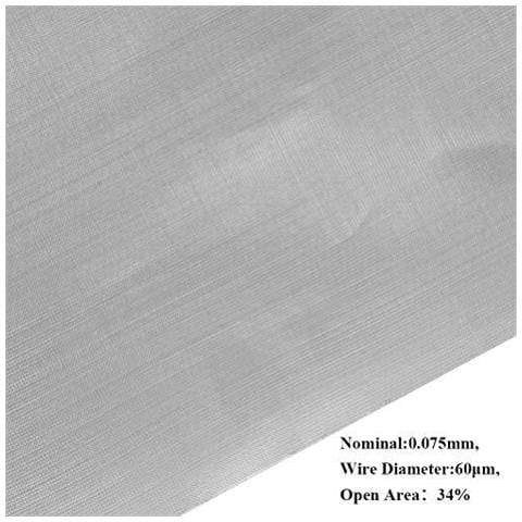 Acciaio Inox 304 Woven Wire Mesh 200 - Panno Di Filtrazione 30 X100cm Retina Sheet - Foto 4