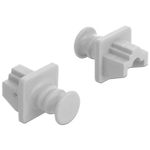 Coperchio Antipolvere Per Jack Rj45 10 Pezzi Bianco - Foto 2