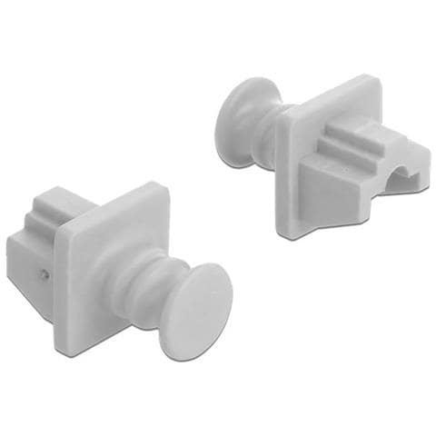 Coperchio Antipolvere Per Jack Rj45 10 Pezzi Bianco - Foto 1