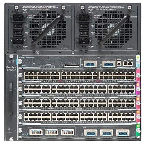Switch Cisco Catalyst 4506 96 Porte Gigabit 10 / 100 con 2 Porte GBIC - Foto 1