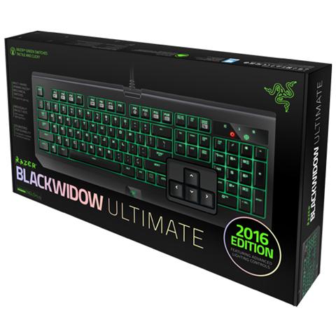 Tastiera BlackWidow Ultimate 2016 US Retroilluminata Interfaccia USB Colore Nero Layout Inglese US - Foto 1
