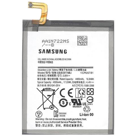 Batteria Litio Integrata Originale Eb-bg977abu Bulk Per Galaxy S10 5g G977 - Foto 1