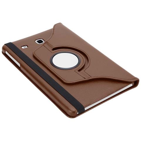Cadorabo Custodia Per Tablet Compatibile Con Samsung Galaxy Tab E (9.6"" Zoll) Sm-t561 / T560 In Bruno Fungo - Coperchio Protettivo Senza Auto Wake Up, Con Funzione Stand E Chiusura A Fascia Elastica - Foto 7