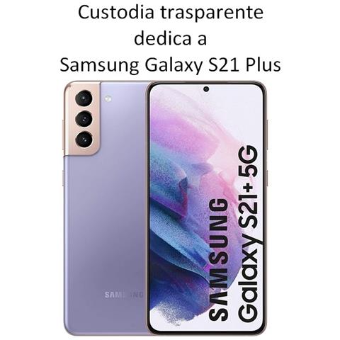 Ultra Slim Custodia Tpu Silicone 0,3mm Cover Case Per Samsung Galaxy S21+ Plus 5g G996 Trasparente - Foto 2