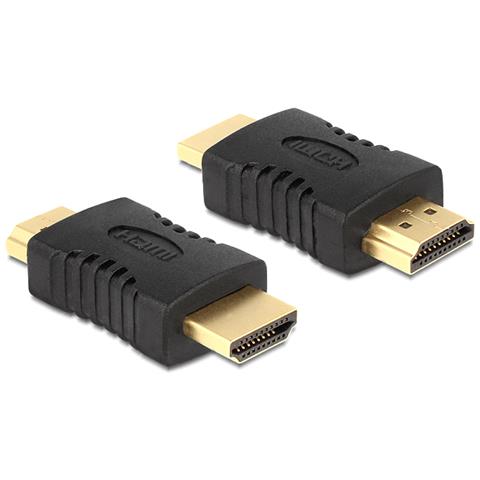 Adattatore Spina Hdmi (19pin) ââ€â“ Spina Hdmi (19pin) Dorato - Foto 1