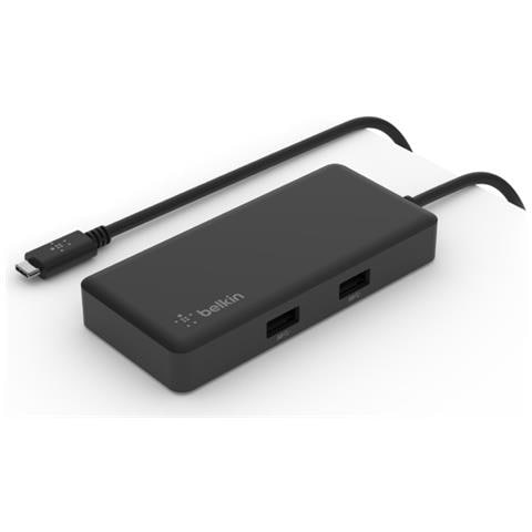Dock da viaggio USB C 5in1 Type-c 5000 Mbit /s Nero - Foto 2