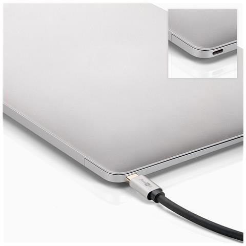 60176 cavo e adattatore video 2 m USB tipo-C DisplayPort Nero, Argento - Foto 5