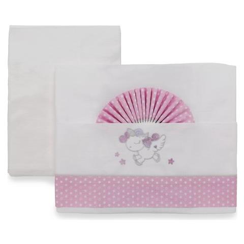 Lenzuola Culla Italbaby 015 3010 501 Unicorn Set 3 Pezzi Lilla - Foto 1